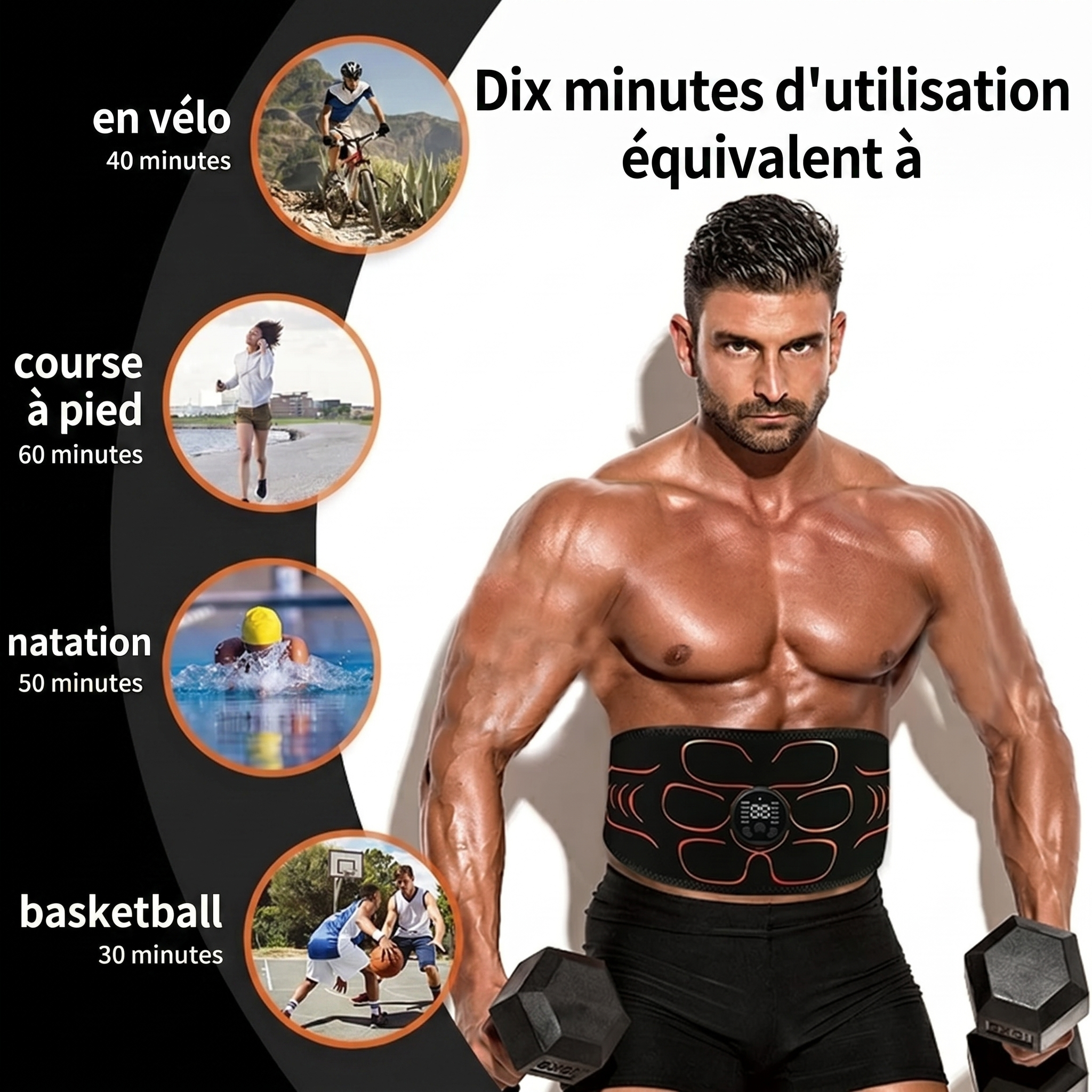 Northwel EMS - Stimulation musculaire Electrique ABS